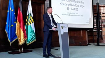 Ehrung verdienter Sammler in der Sächsischen Staatskanzlei durch Ministerpräsident Michael Kretschmer