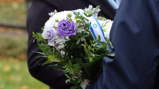 Gedenken auf dem Neuen Jüdischen Friedhof Dresden