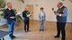 Detlef Fritsch (re.), Dr. Dirk Reitz (li.) und Oberbürgermeister a. D. Stefan Skora ehren Rosemarie Börner mit dem Ehrenkreuz des Volksbundes in Silber für ihre Verdienste.