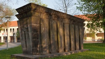 Denkmal für die im Ersten Weltkrieg gefallenen Soldaten des Jägerbatallions 90 in Freiberg