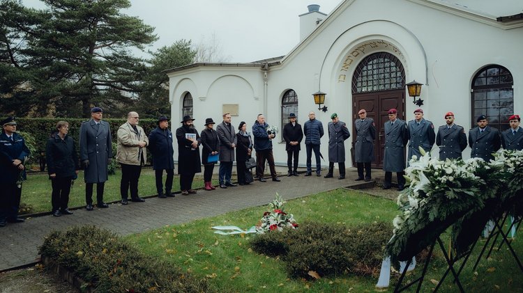 Gedenken auf dem Neuen Jüdischen Friedhof Dresden